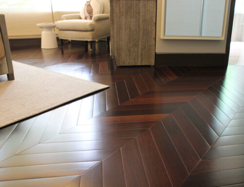 Chevron Wenge In Rockwell Mockup